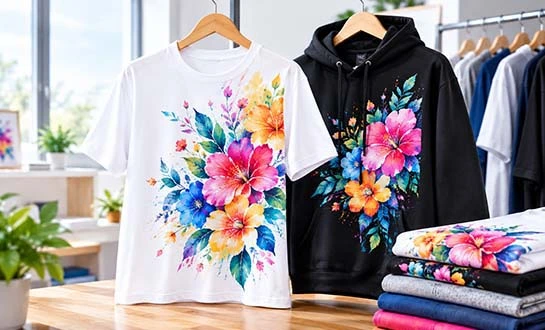 DTF Printing Machine Enables Fast Full-Color Printing for Custom T-Shirts and Hoodies